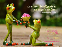 Postales con citas bíblicas. Proverbios 19:14