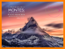 Postales con citas bíblicas. Salmo 121