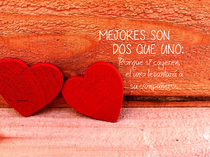 Postales con citas bíblicas. Eclesiastés 4:10